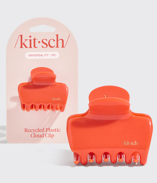 Recycled Plastic Medium Cloud Clip - Cherry