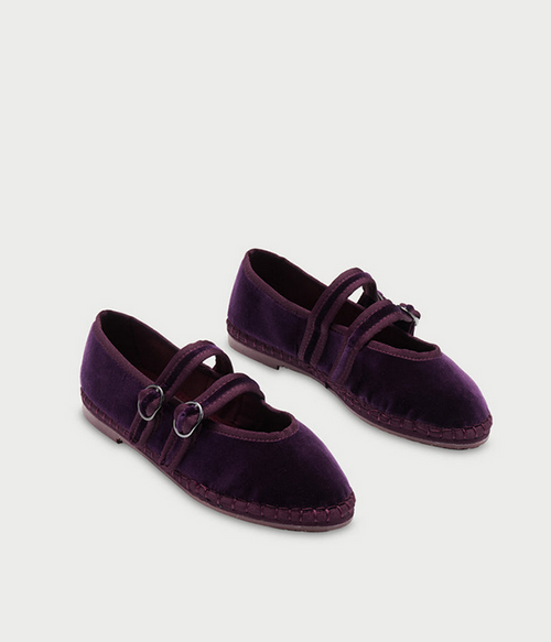Womens Claire Shoe in Aubergine