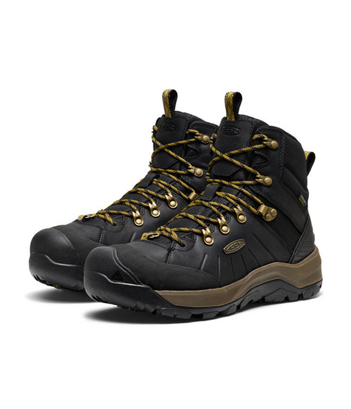 Mens Revel IV Mid Polar Black/Lemon Curry