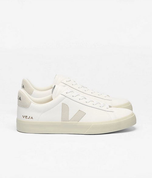 Mens Campo Leather in Extra White Natural Suede