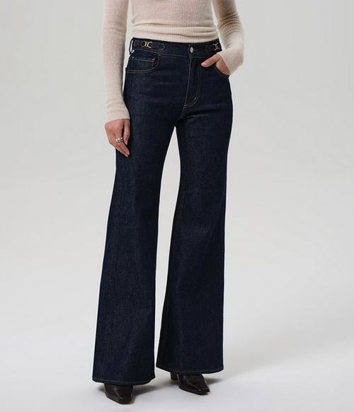 Womens Kimberly Flair with Horsebit in Helia