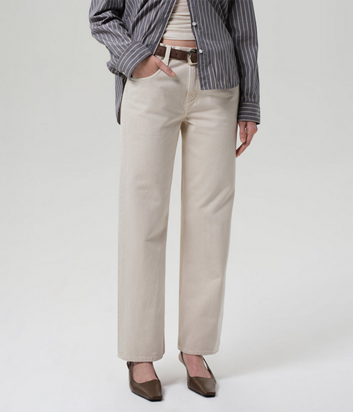 Womens Lindz Low Rise Easy Straight in Almondette