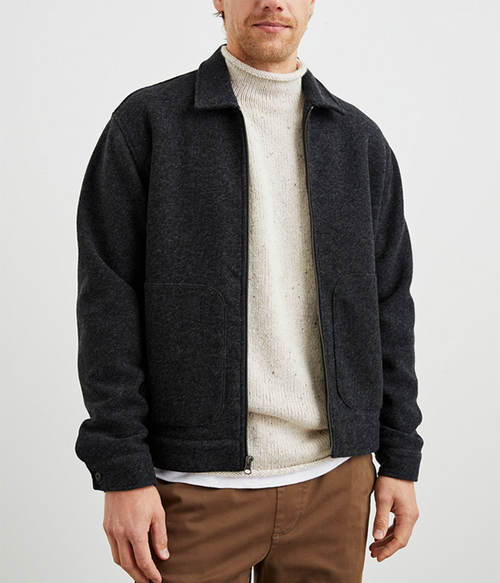 Mens Shael Jacket in Graphite