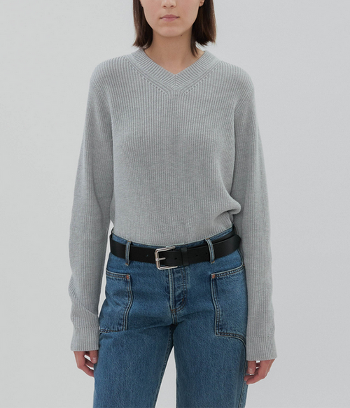 Womens Hotel Sweater Long Sleeve in Dust