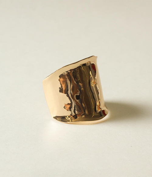 Womens Metal Hair Ponytail Cuff Stick | Gold