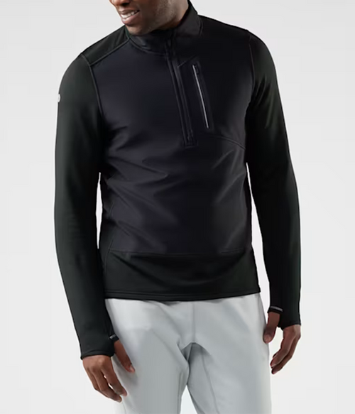 Mens Active Fleece Wind 1/2 Zip