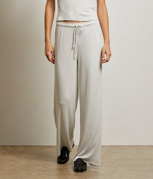 Womens Maddie Brushed Waffle Drawstring Pant A