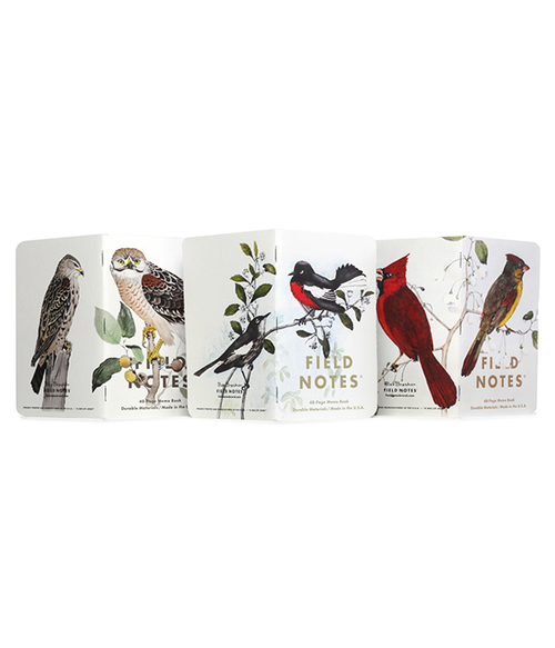 Birds & Trees of N. America Pack C - Redstart, Cardinal, Redshoulder Hawk