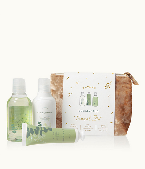 Travel Set with Beauty Bag: Eucalyptus