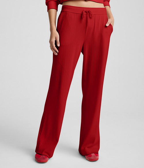Womens Breathe Easy Ribbed Wide Leg Pant