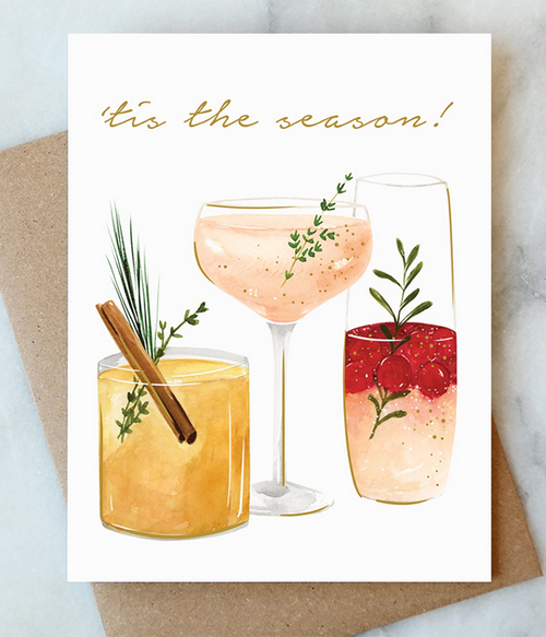 'Tis The Season Greeting Card | Christmas Holiday Card