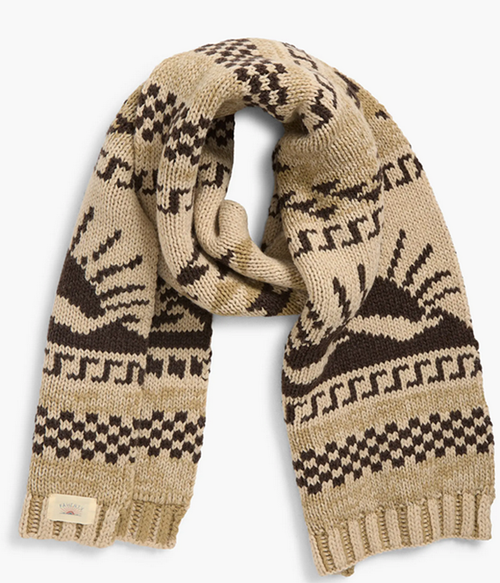 Mens Sun and Wave Novelty Scarf