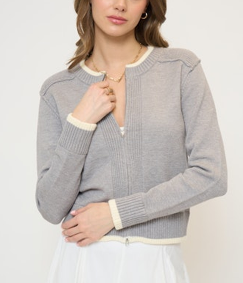 Womens Parker Zip Up Cardi