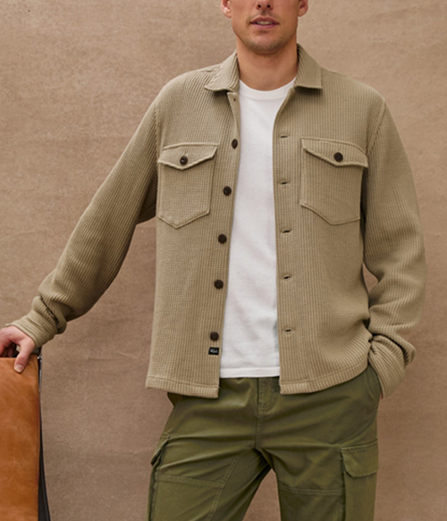 Mens Wells Jacket in Barley - Barley - XL