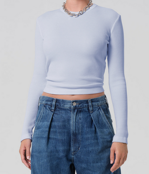 Womens Pilar Crewneck in Perri - Perri - L