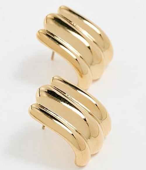 Womens Crush Gold Earring - Gold - One Size