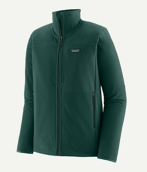 Mens R2 TechFace Jacket - CASG_Cascade Green - L