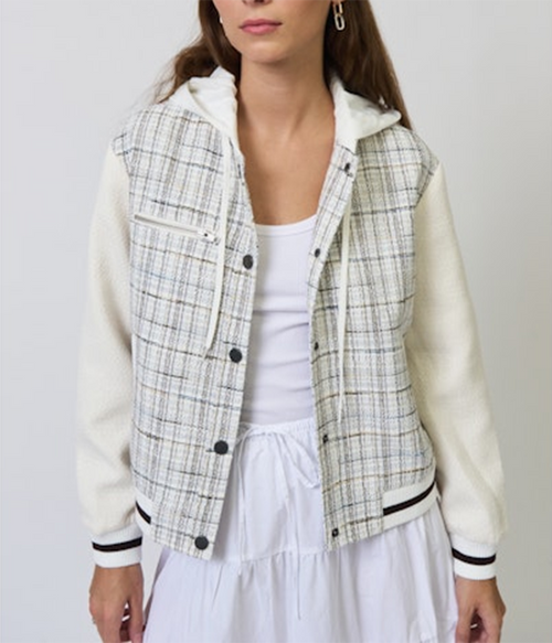 Womens Logan Tweed Bomber