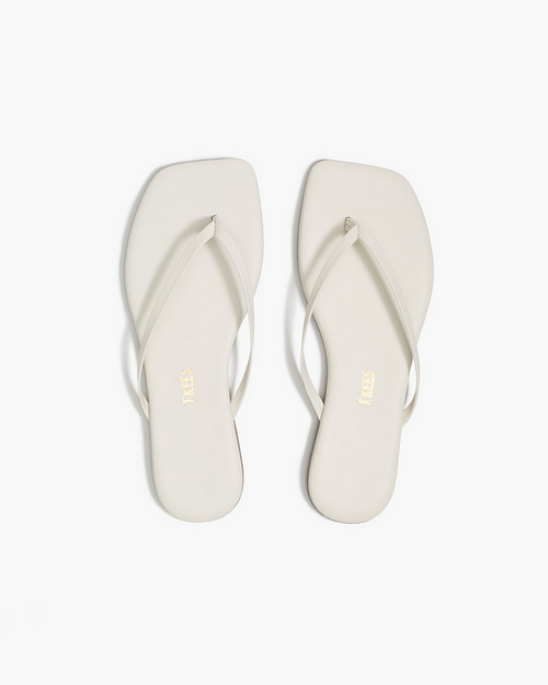 Womens Square Toe Lily Sandal in Cream - Cream - 7