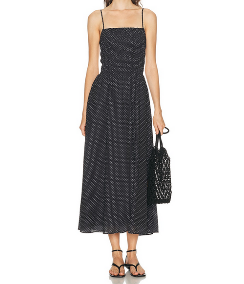 Womens Delta Dress in Noir