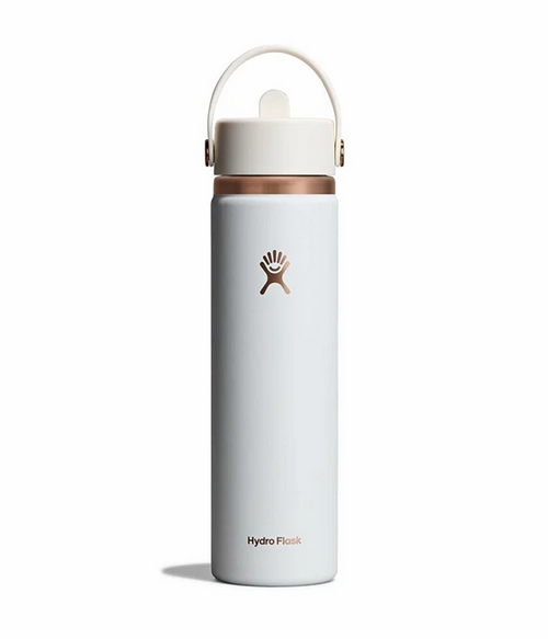 24oz Wide Flex Straw Cap in Chalk White Arc
