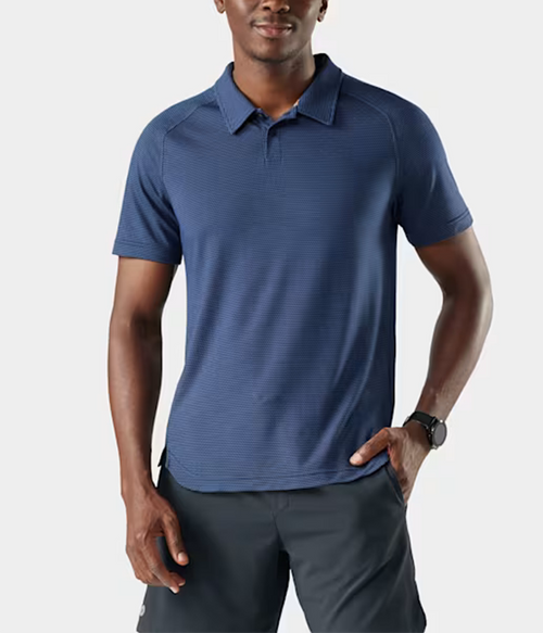 Mens Active Mesh Polo