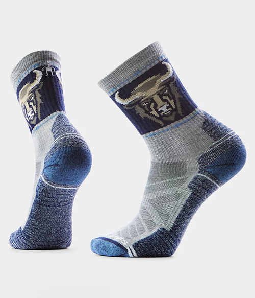 Unisex Hike Light Cushion Bison Crew Socks