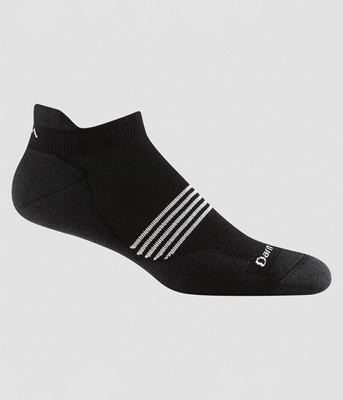 Mens Element No Show Tab Lightweight Cushion Running Socks