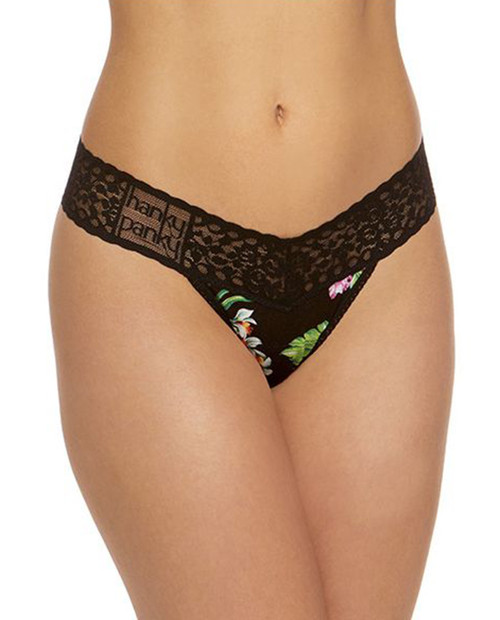 Tropical Leaf Rayon Jersey #HankyPanky - Escape to the Tropics