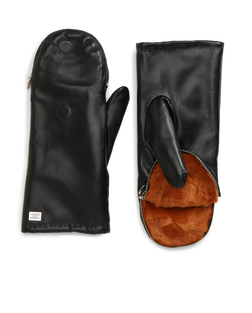 SOIA AND KYO Womens Betrice Leather Gloves