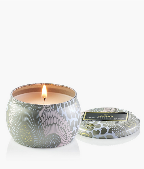VOLUSPA Mini Decorative Tin Candle 25 Hour