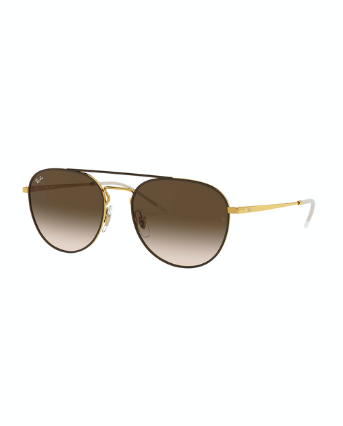 RAY BAN Aviator Brown Gradient