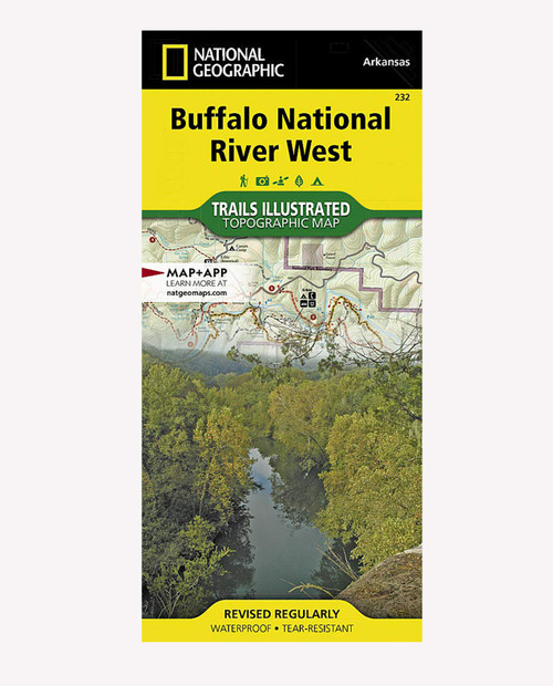 NATIONAL GEO MAPS Buffalo National River West #232