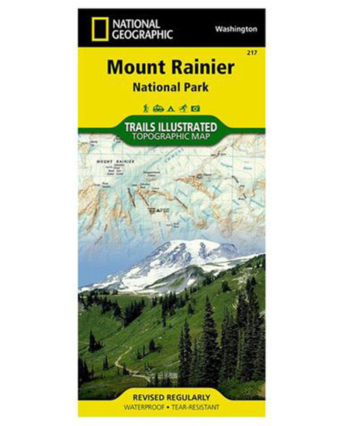 NATIONAL GEO MAPS Mount Rainier National Park # 217