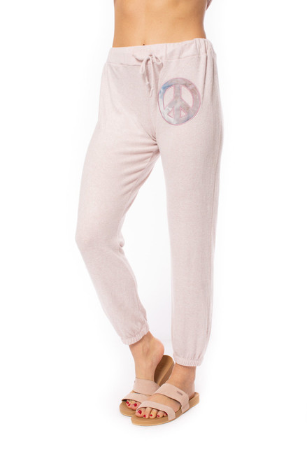 Peace Sign Patch Jogger Peace Sign Patch Jogger