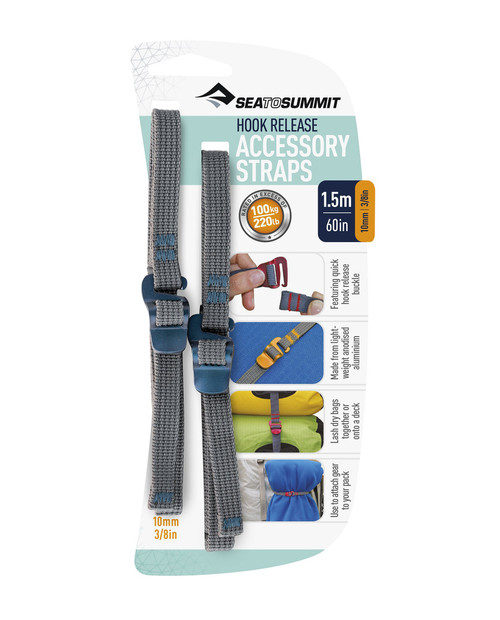 SEA TO SUMMIT Acc Straps Hook Release Pair 10mm 1.5M