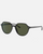 Thalia Sunglasses with Black Frame and Green Lens