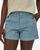 Womens Cord Stand Up Shorts