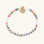 Womens White Be The Change Rainbow Bracelet