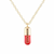 Womens Big Chill Pill Enamel Necklace