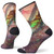 Womens Cycle Zero Cushion Mountain Print Crew Socks