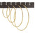 Featherweight Hoop Earrings - 18K Gold Vermeil 34mm