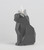 PyroPet Kisa Cat Skeleton Candle - Black