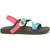 Womens Lowdown Sandal In Teal Rose