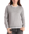 Womens Supima Cotton Cashmere LS Crew w/ Tipping
