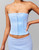 Guizio Womens Satin Corset