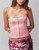 Guizio Womens Satin Corset
