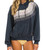 Womens Wave Stripe 4 Pullover Hoodie