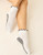 The Ruffle Grip Sock in White