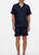 Mens Cuba Terry Shirt in Night Lagoon